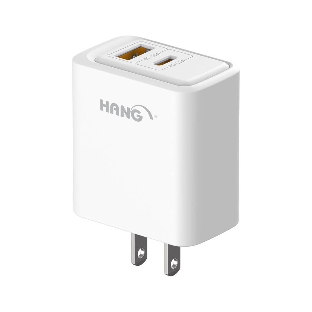白 (PD+QC+PPS) C35  65W 氮化鎵 快速閃充電器(HANG)