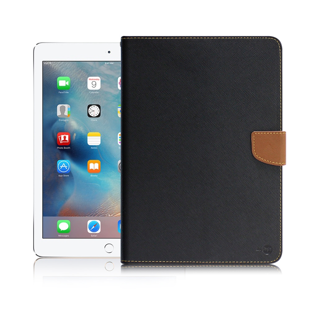 黑-iPad Air  陽光雙色側掀皮套