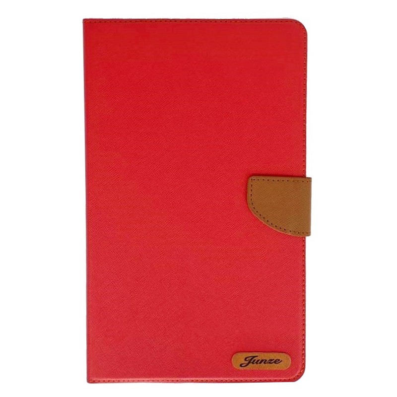 紅SAM Tab A 8吋(2019)  T295 平板雙色荔枝紋側掀皮套