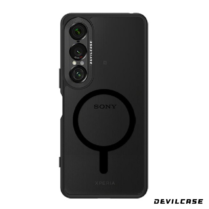 黑色-惡魔殼標準磁吸版(黑框)SONY 1 VII