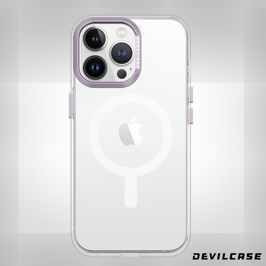 鳶尾紫--惡魔殼 標準磁吸版-iPhone 15 ProMax (6.7)