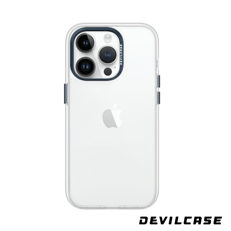 鈦藍-惡魔殼 標準版-透明-iPhone 15 Pro (6.1)