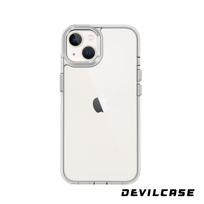 銀色-惡魔殼 標準版-透明-iPhone 15Pro (6.1)