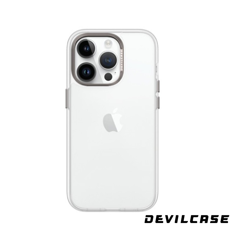 灰熊棕-惡魔殼 標準版-透明-iPhone 15 ProMax (6.7)