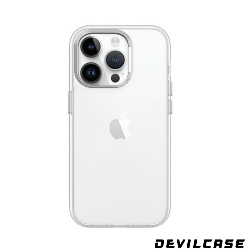 銀色-惡魔殼 標準版-透明-iPhone 15 ProMax (6.7)