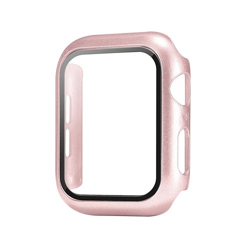 <玫瑰金>GT Apple Watch 45mm矽膠錶框-暟