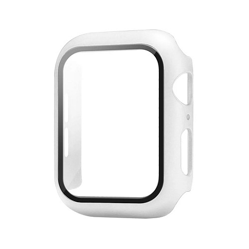 <白>GT Apple Watch 45mm矽膠錶框-暟