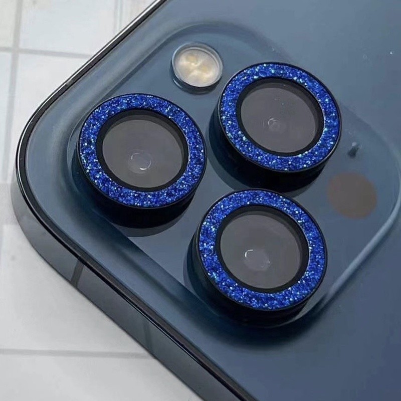 寶藍-iPhone 12 Pro Max/6.7閃亮鏡頭保護貼