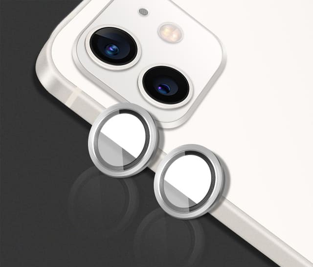 銀(雙眼)-鏡頭保護貼iPhone 13 / 13 Mini