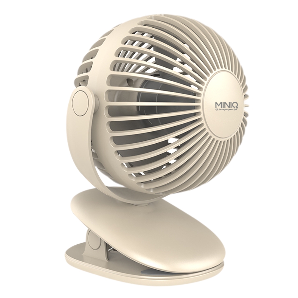奶茶 MiniQ FA-002 360度轉動軸夾式/磁吸夾式三段風速風扇