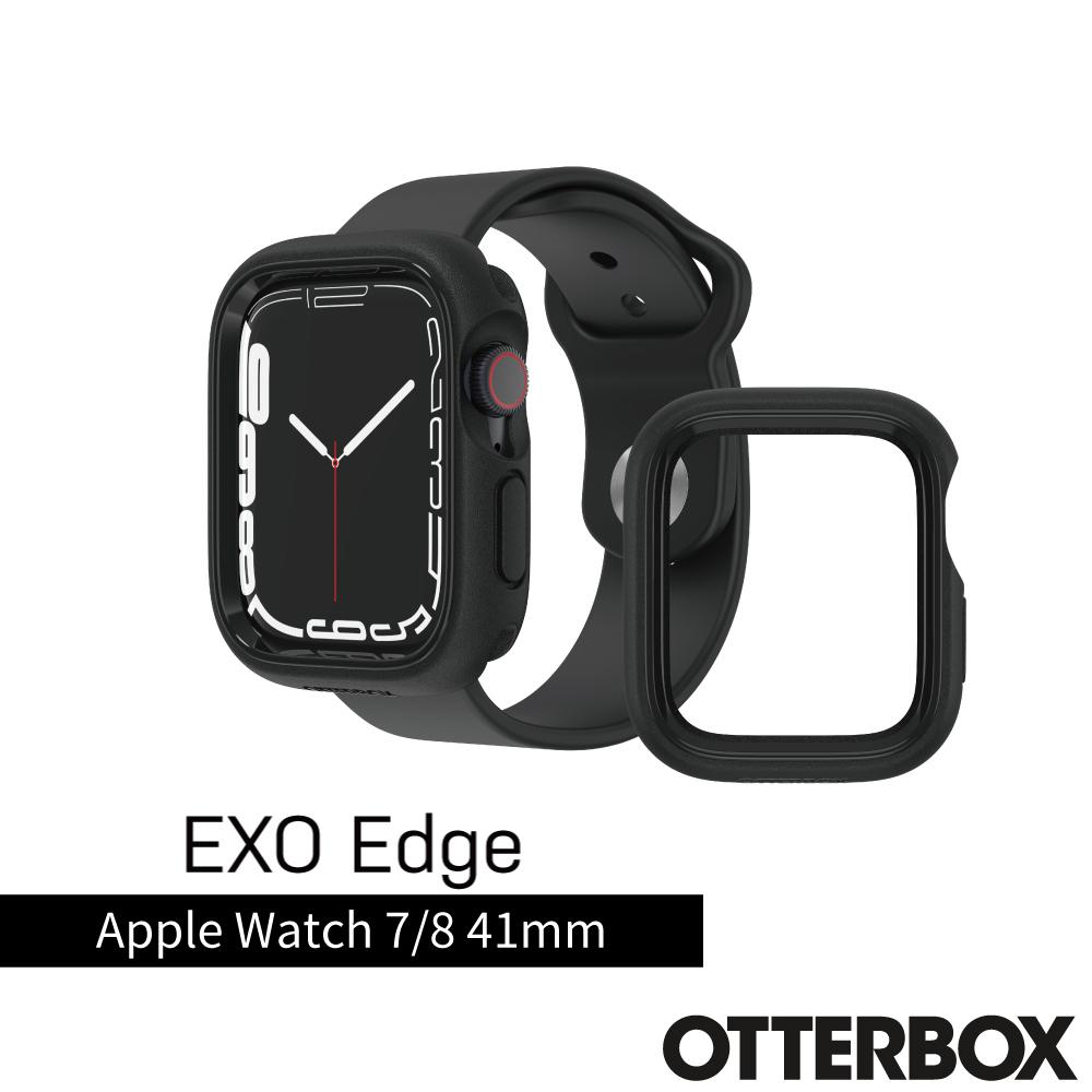 黑 OB Apple Watch 7/8 41mm EXO Edge 保護殼