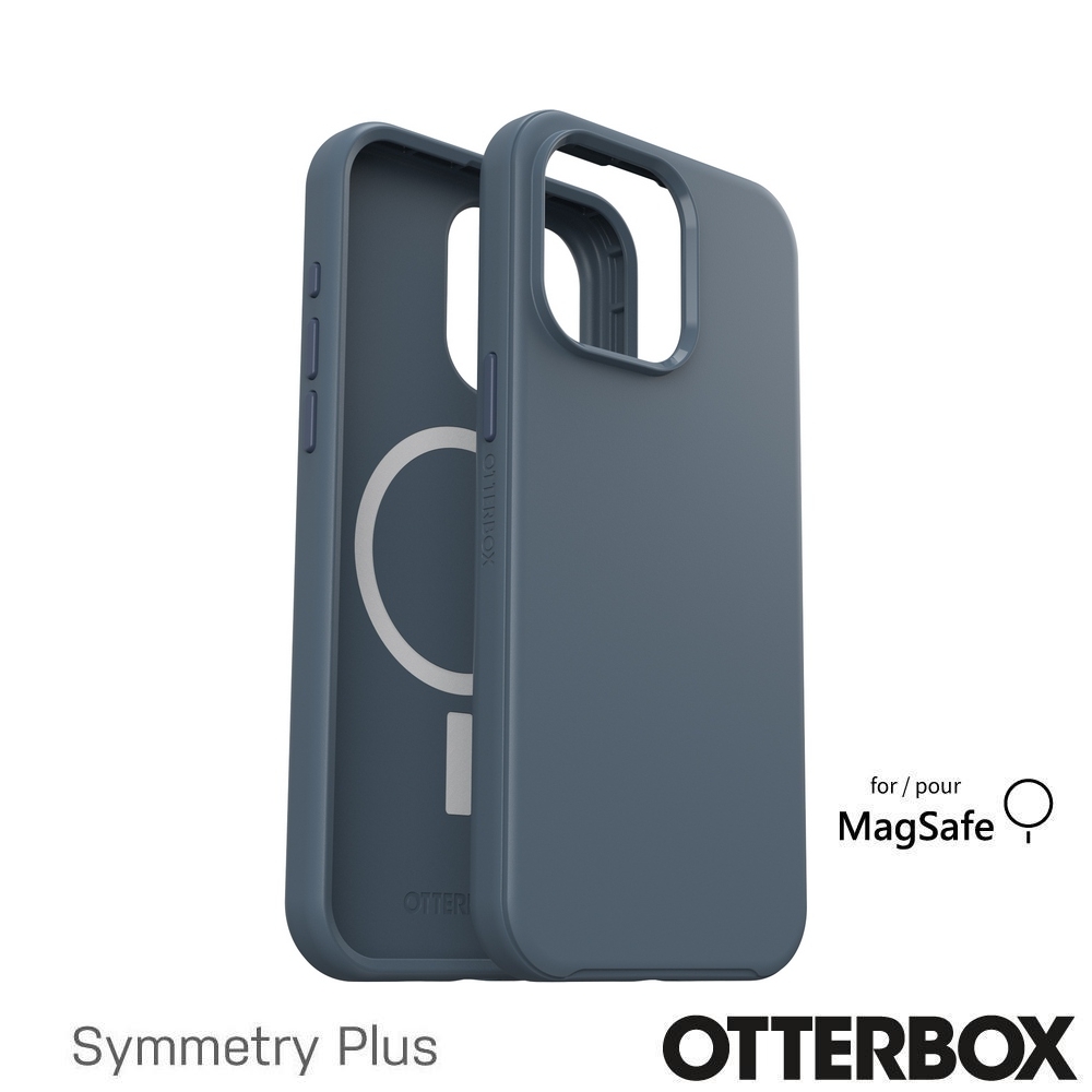 藍-Otterbox  i15Pro炫彩幾何+(兼容磁吸)防摔殼