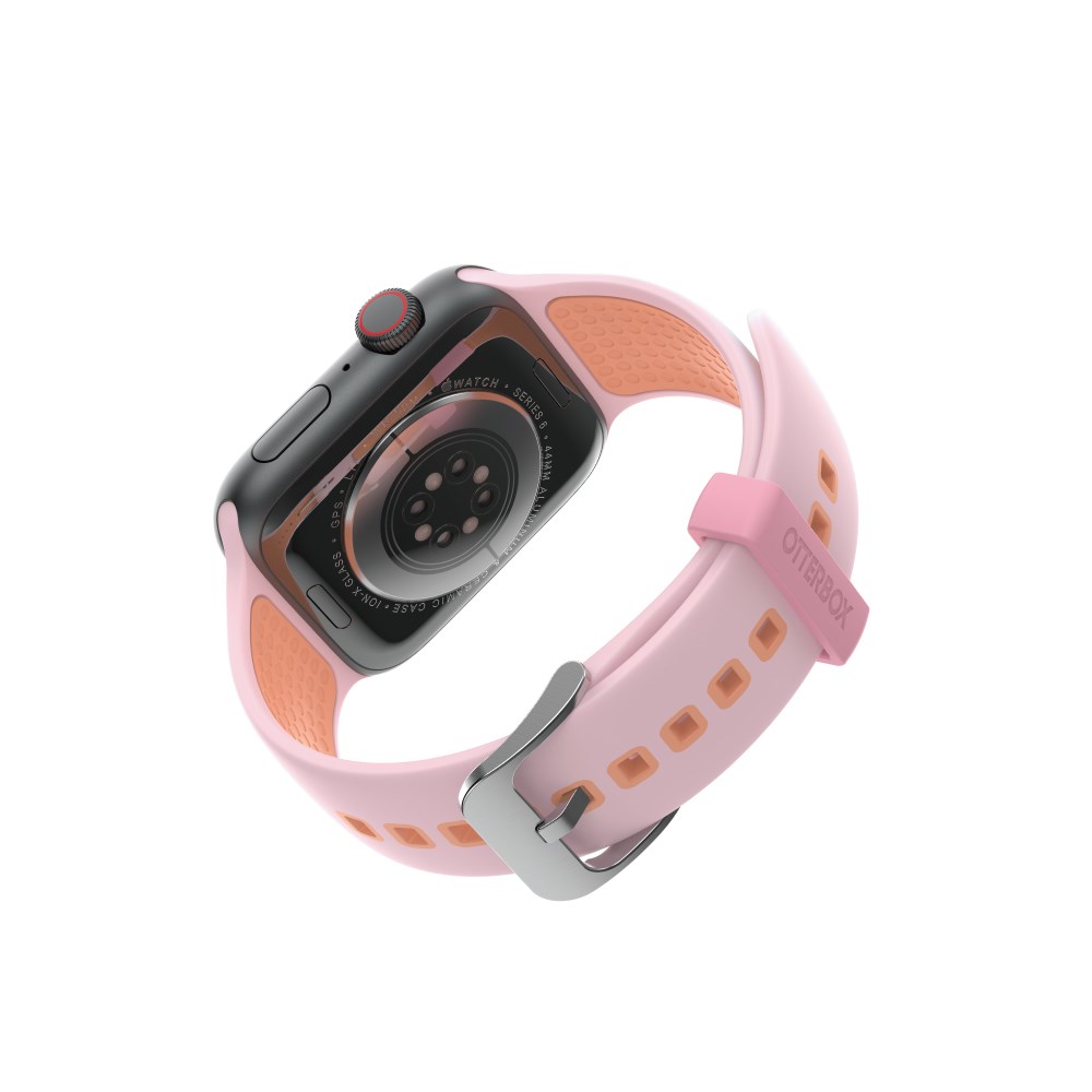 OB Apple Watch 38/40/41 mm 運動矽膠錶帶 (粉橙)