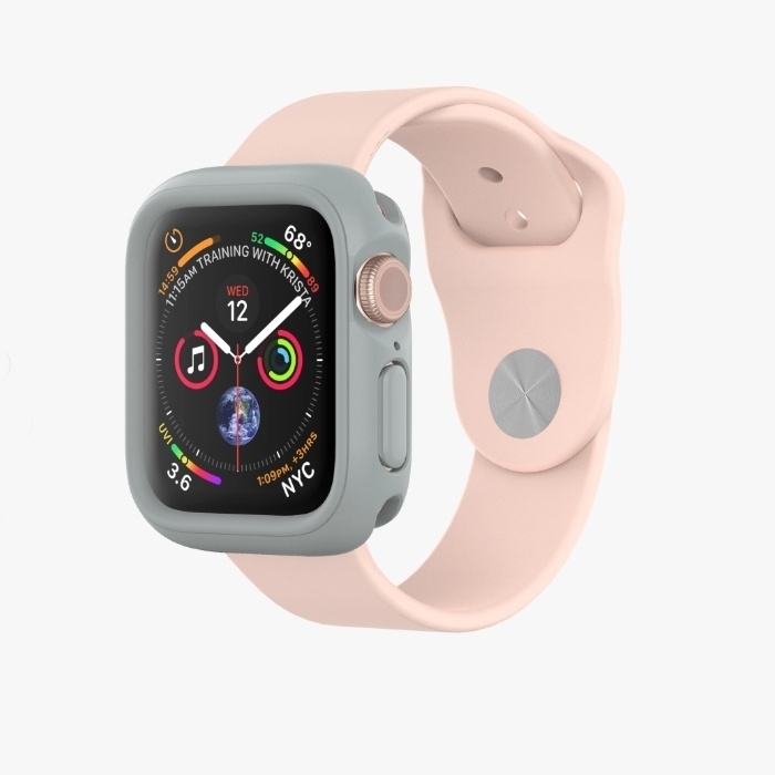 淺灰 犀牛盾Apple Watch s4/s5 40mm 防摔保護殼