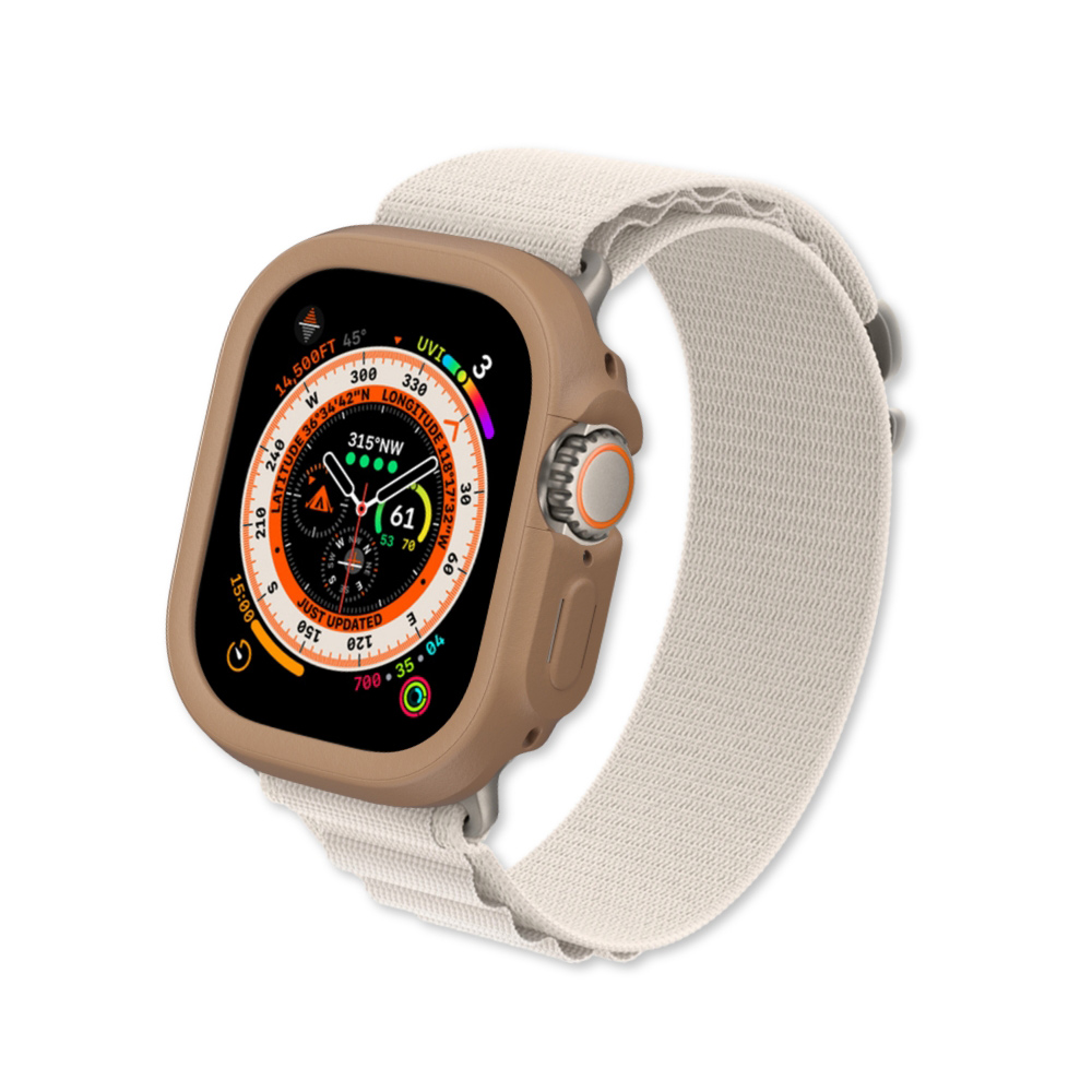 夕陽銅-犀牛盾Apple Watch 45 mm防摔保護殼