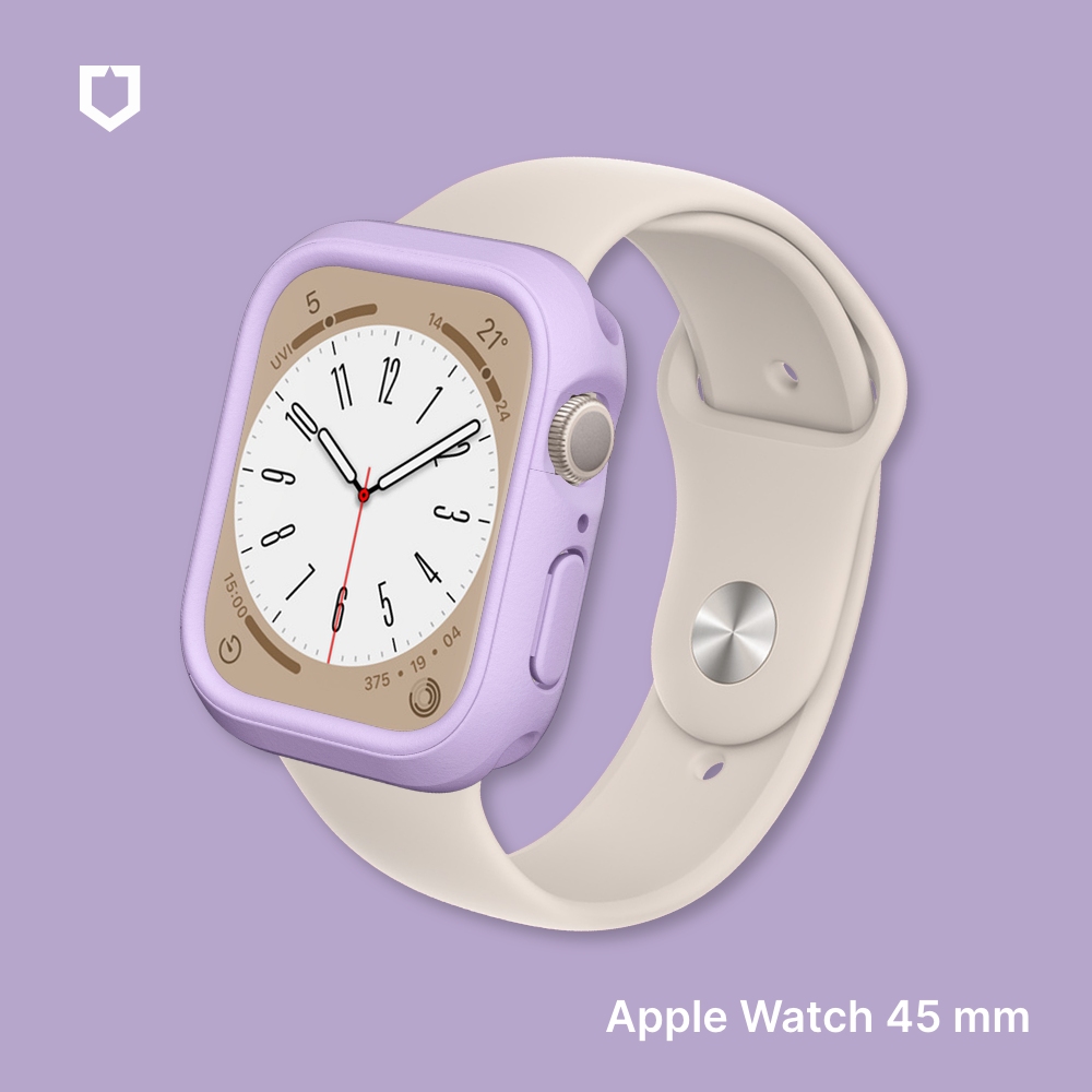 紫羅蘭色-犀牛盾Apple Watch 45 mm防摔保護殼
