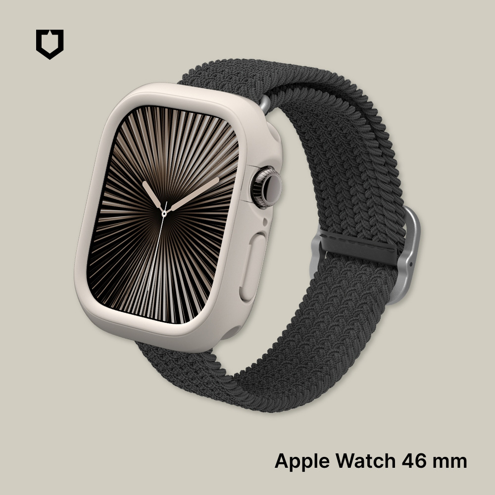 貝殼灰-犀牛盾 保護殼Apple Watch 10 46mm