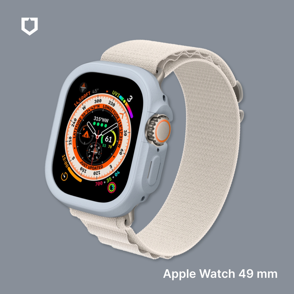 循環灰-犀牛盾Apple Watch Ultra 49 mm防摔保護殼
