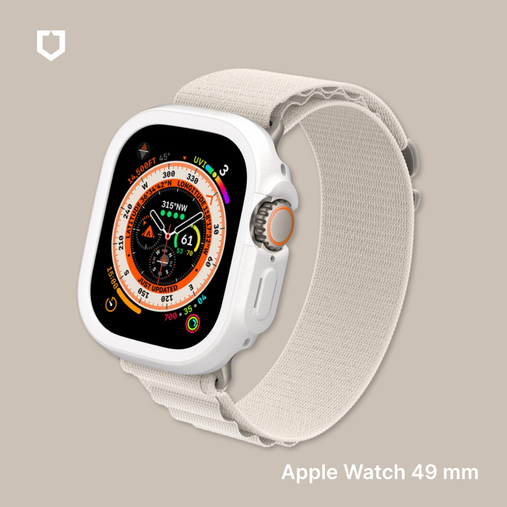 白-犀牛盾Apple Watch Ultra 49 mm防摔保護殼