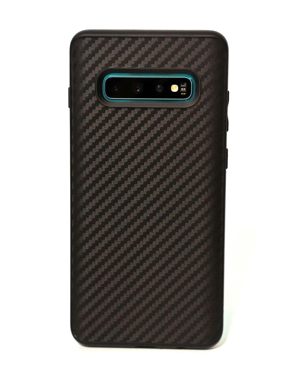 黑 Samsung S10 犀牛盾-碳纖維背蓋