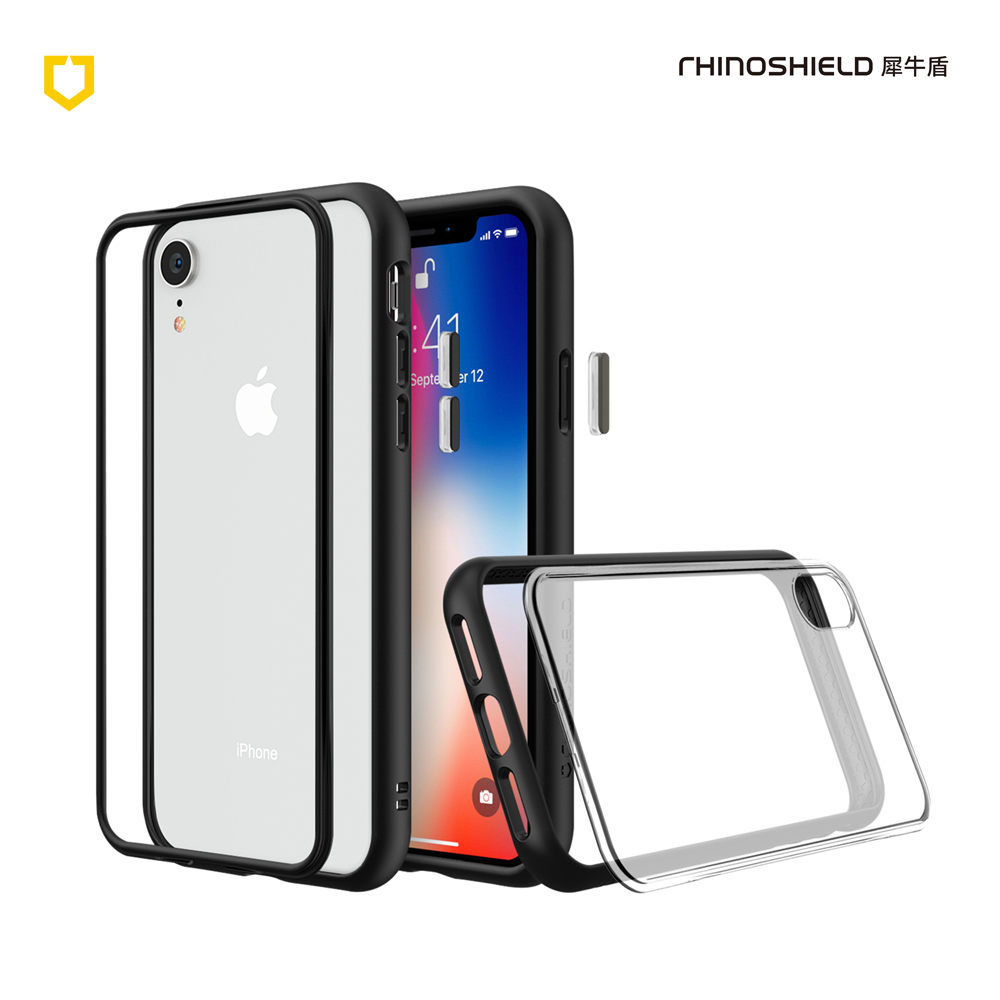 黑-iPhone XR 6.1 MOD-NX背蓋犀牛盾