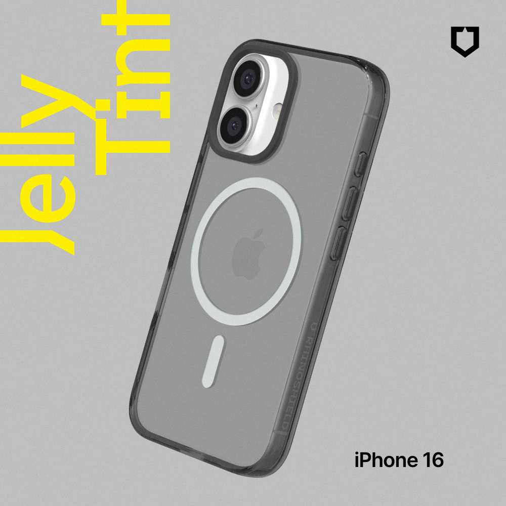 酷墨灰-犀牛盾Clear Case ((MagSafe 兼容)- i16
