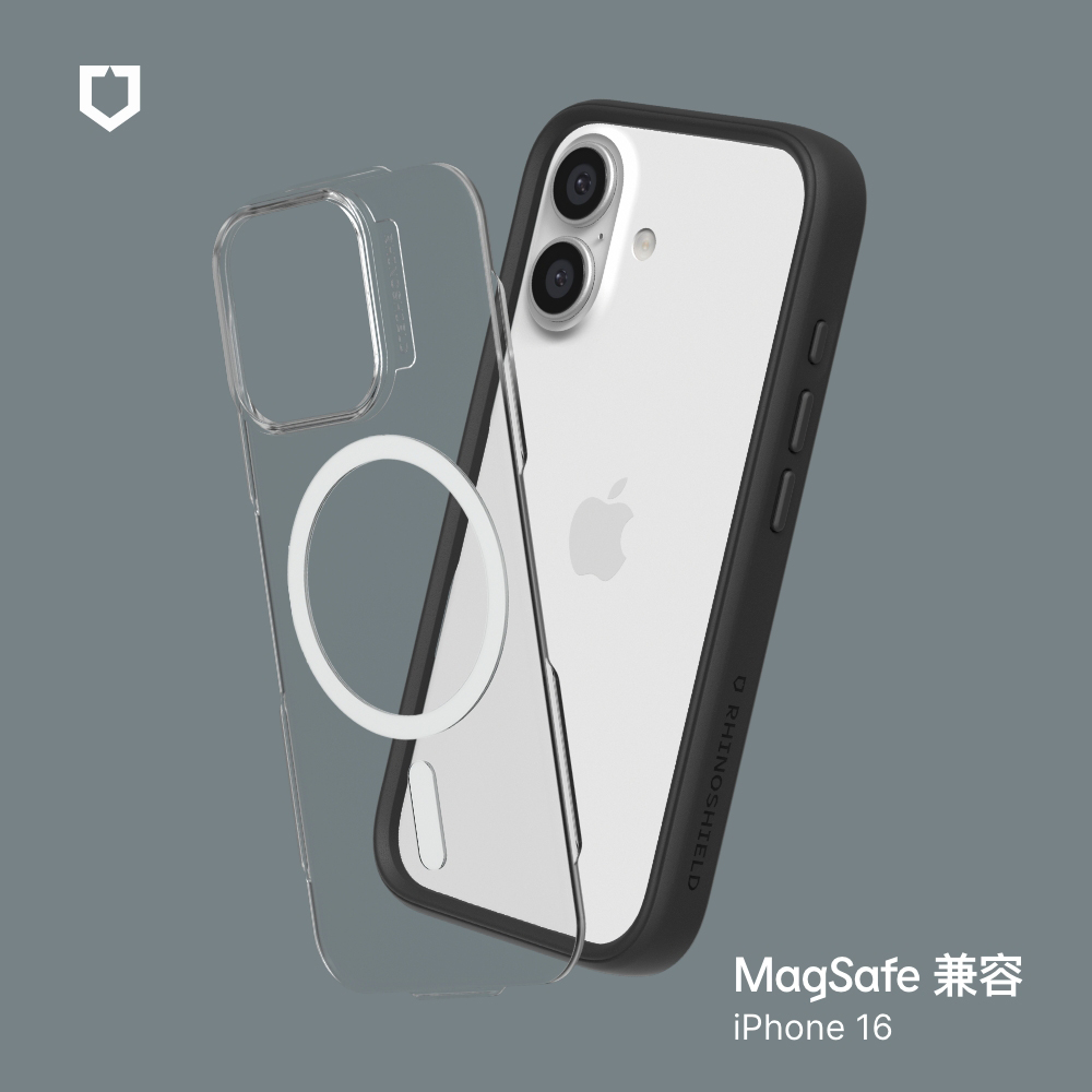 黑-犀牛盾-Mod NX (MagSafe 兼容)-iPhone 16