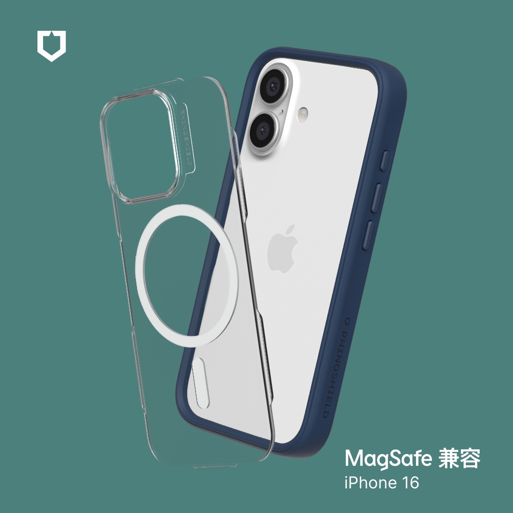 海軍藍-犀牛盾-Mod NX (MagSafe 兼容)-iPhone 16