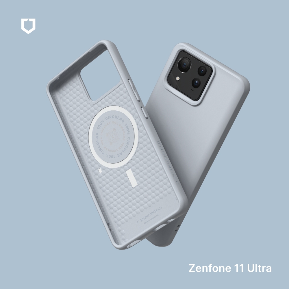 循環灰-犀牛盾SolidSuit (MagSafe 兼容)- Asus Zenf