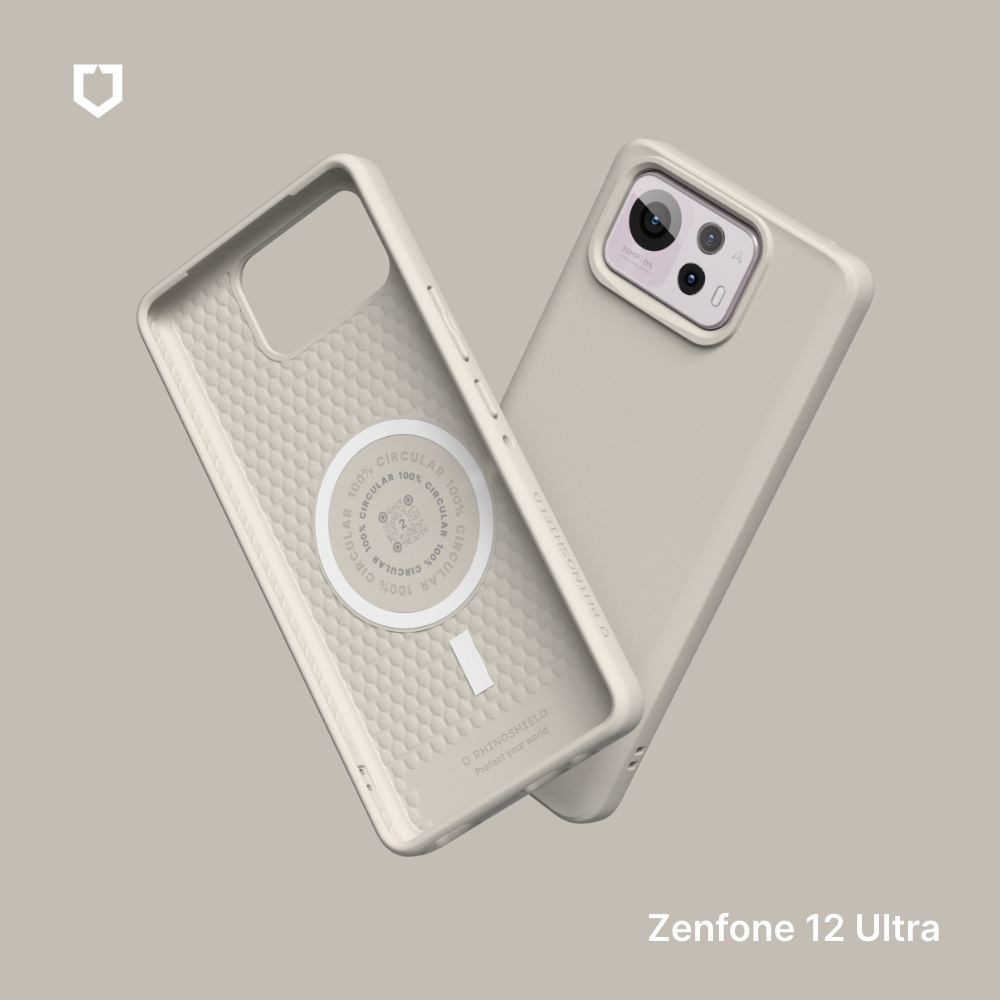 貝殼灰-犀牛盾SolidSuit (MagSafe 兼容)- Asus Zenf
