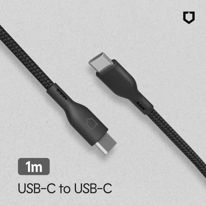 犀牛盾 [手機用] USB-C to USB-C 傳輸充電線 (編織) 1M