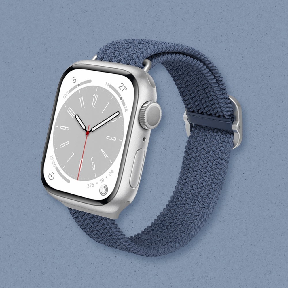 藍-犀牛盾 編織錶帶 Apple Watch 42 / 44 / 45 / 49