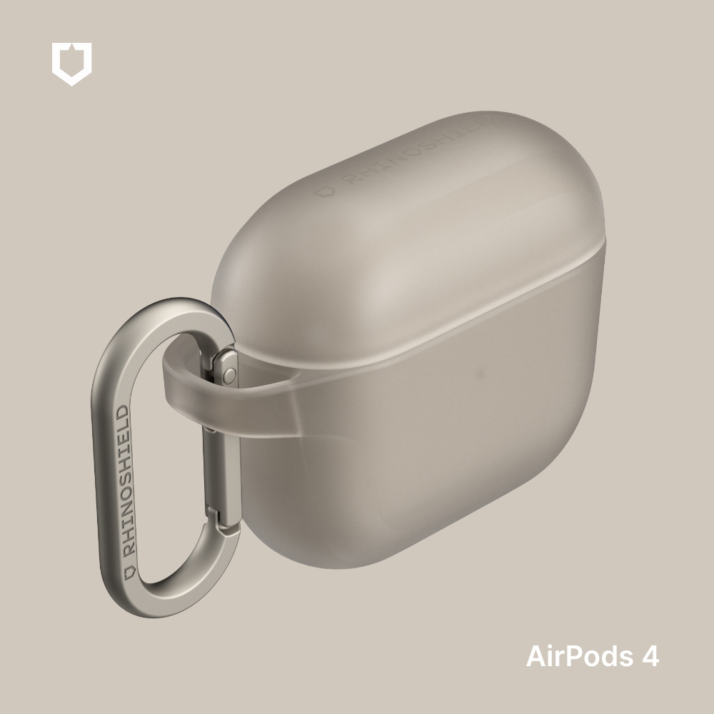 貝殼灰-犀牛盾Airpods 4