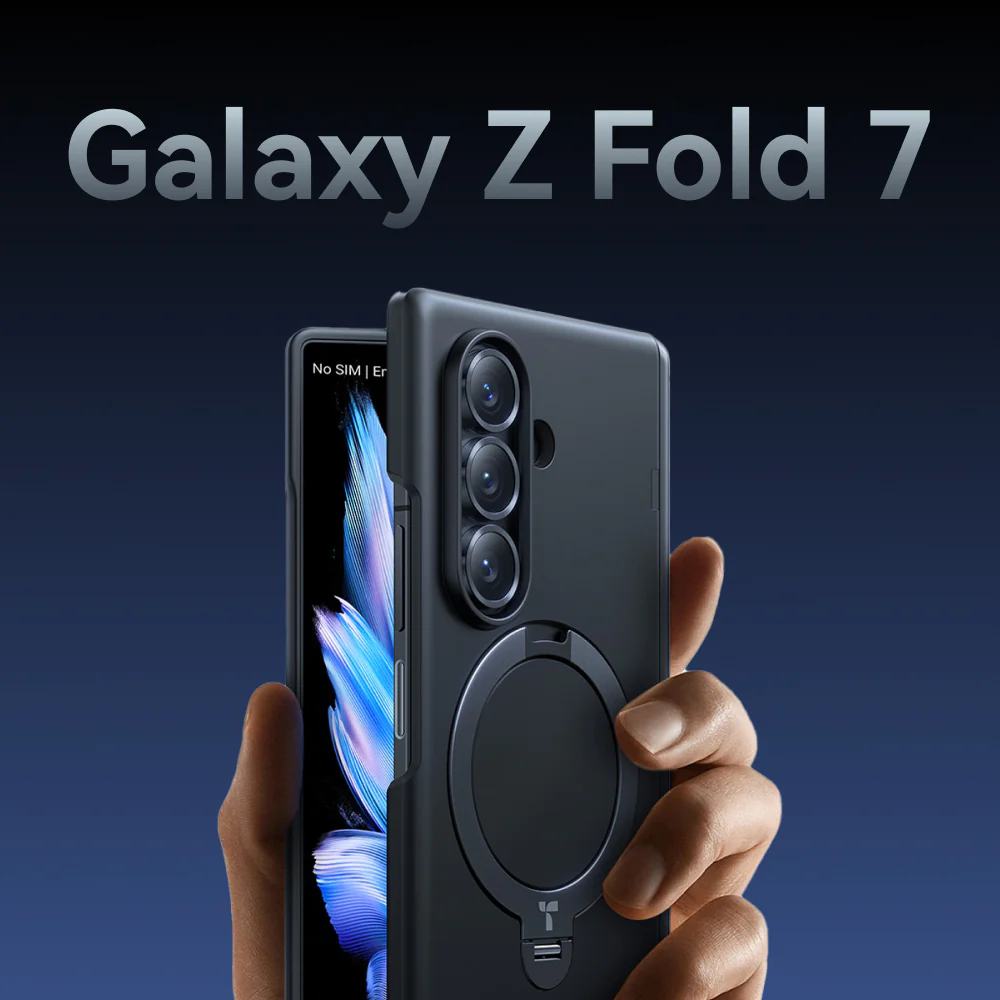 黑-TORRAS Ostan-Spin Samsung Z Fold7磁吸支架殼