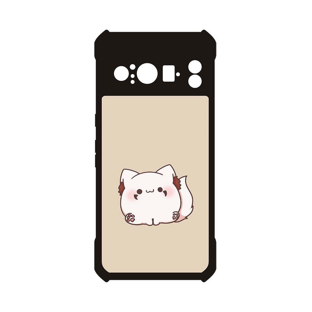 Q甜MOMO犬-(杏色底)- google pixel 7Pro