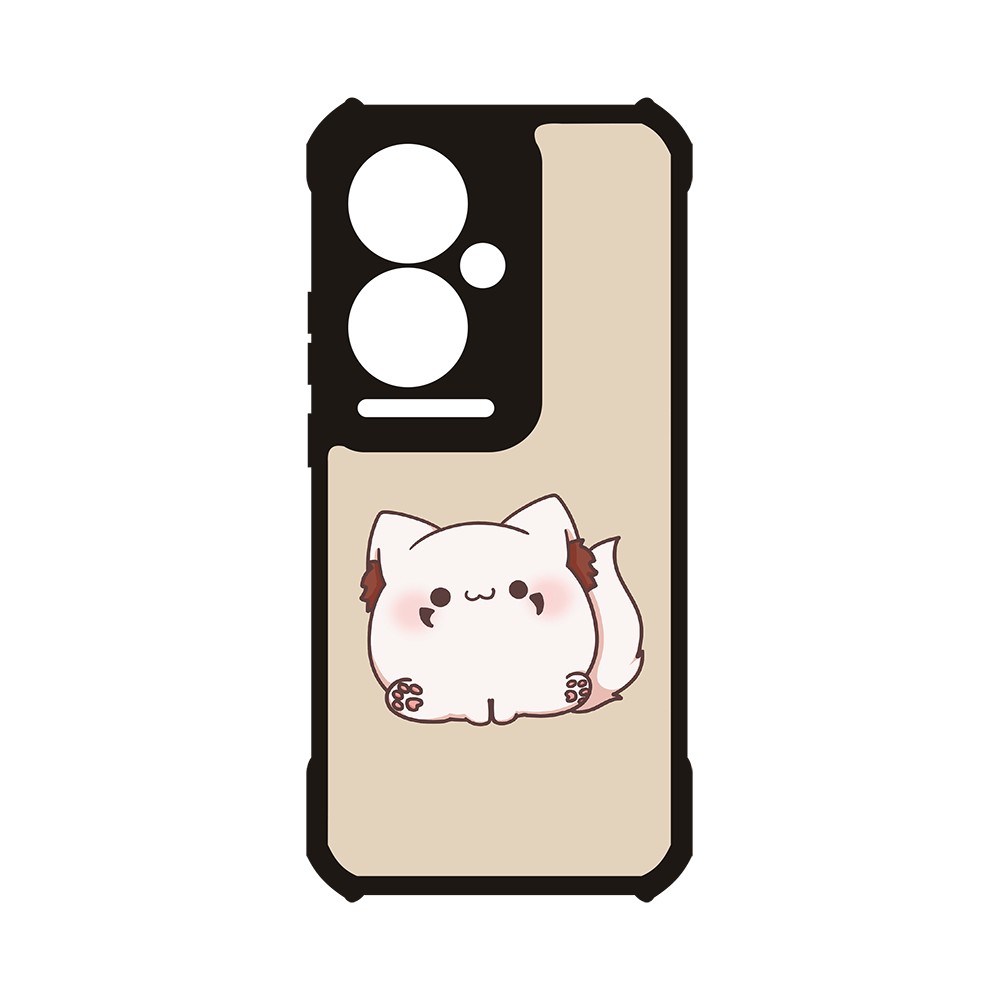 Q甜MOMO犬-(杏色底)-方形鏡頭適用