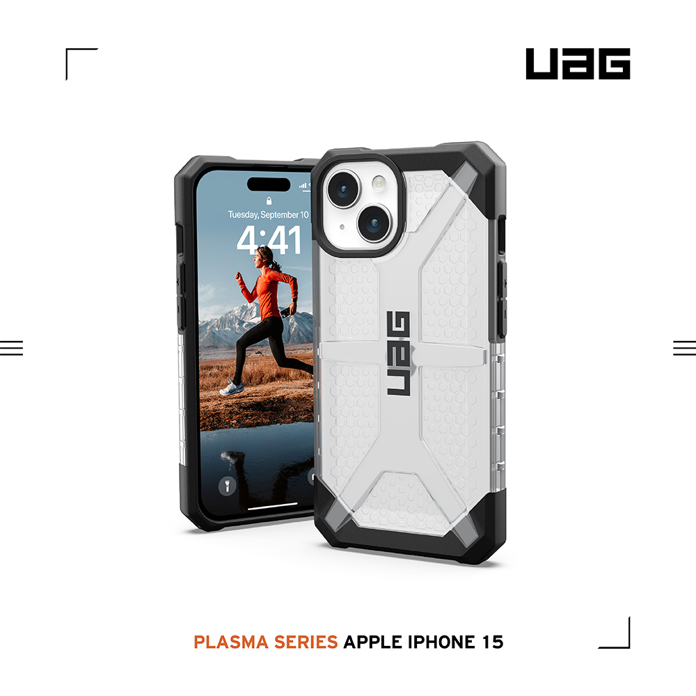 透明-UAG耐衝擊保護殼 iPhone 15 (6.1")