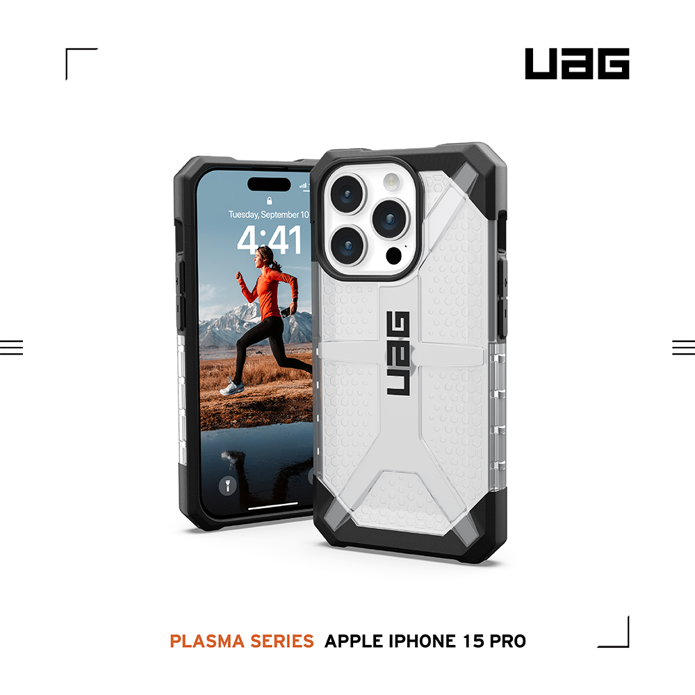 透明-UAG耐衝擊保護殼 iPhone 15Pro (6.1")