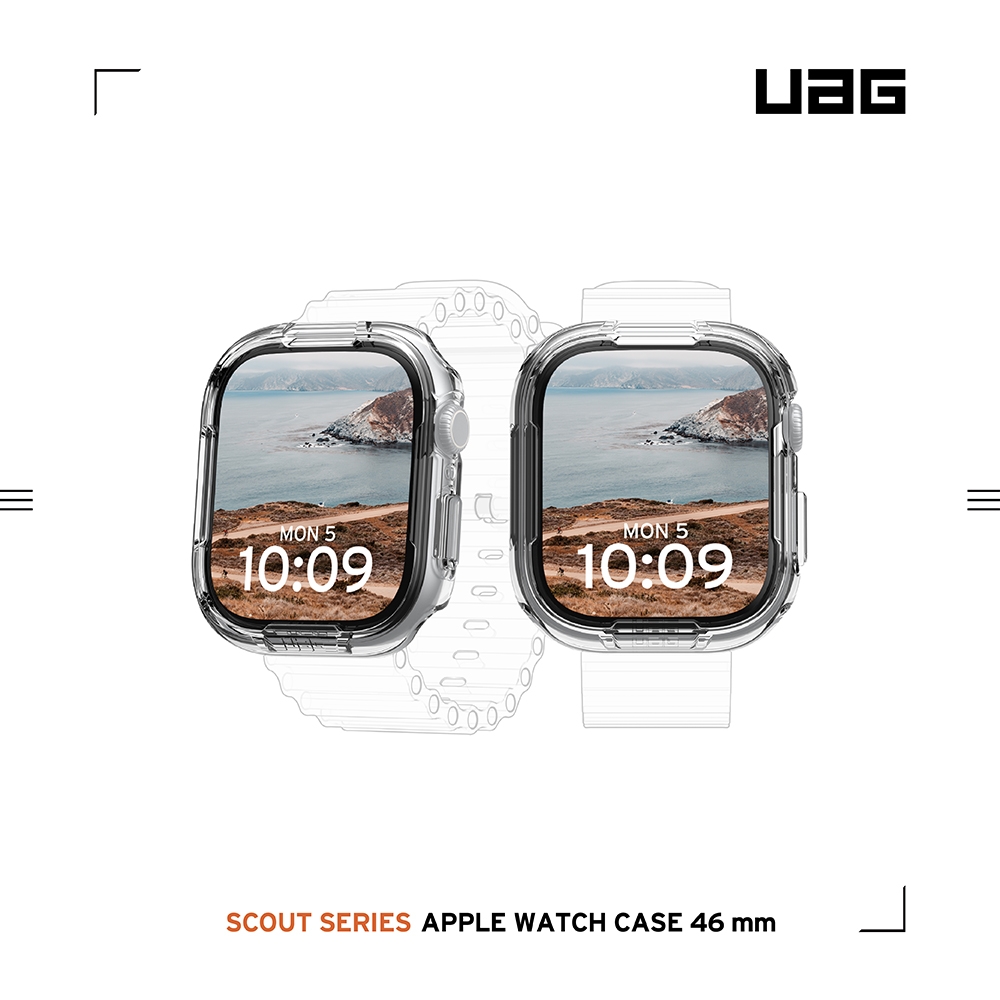 透-UAG Apple Watch 46mm 耐衝擊保護殼