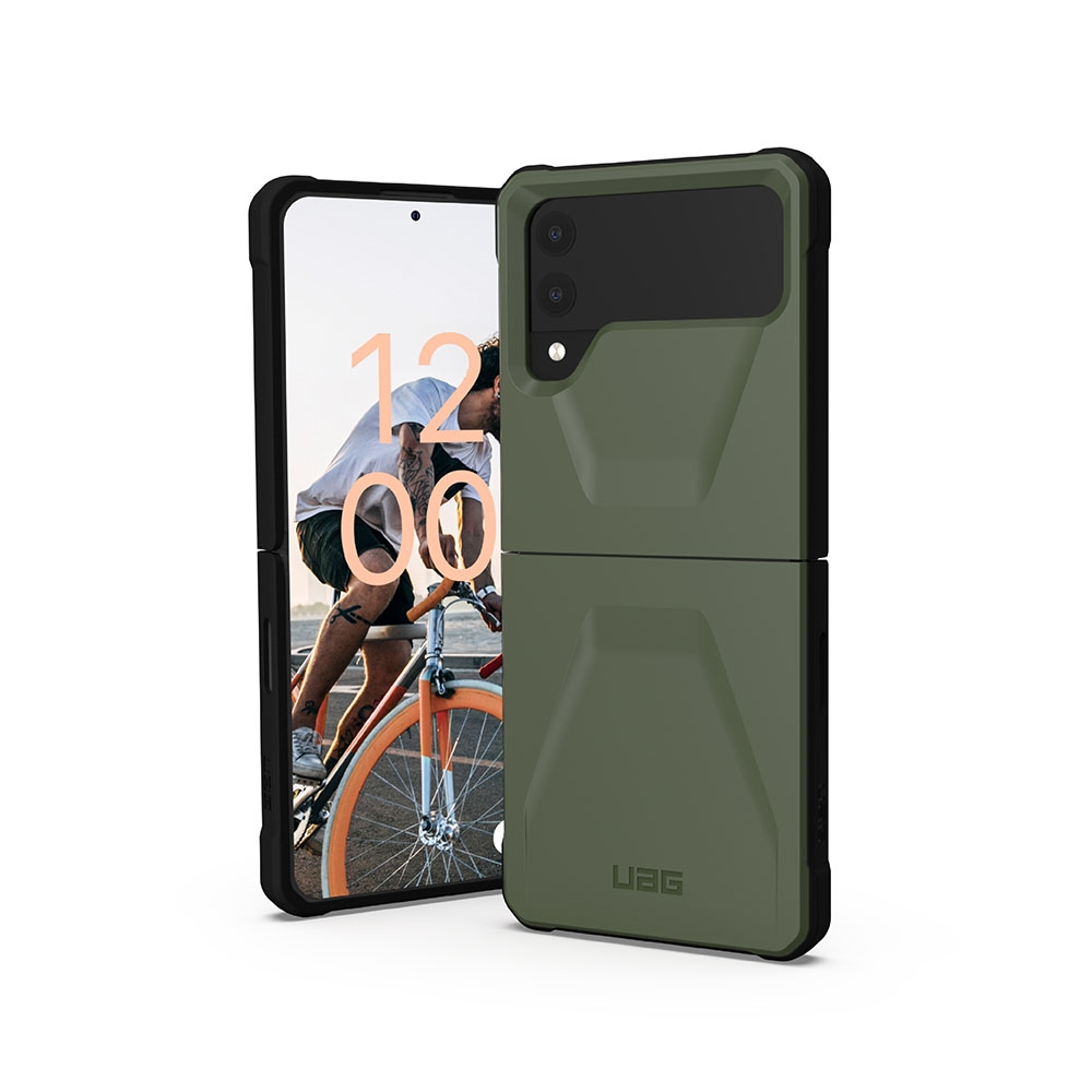綠-UAG-簡約-Samsung Z Flip4