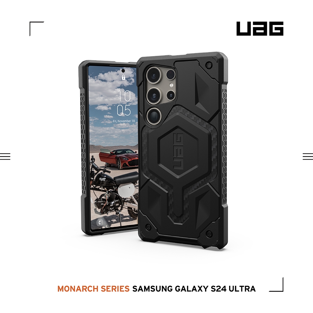 碳黑-UAG-頂級版耐衝擊-Galaxy S24Ultra