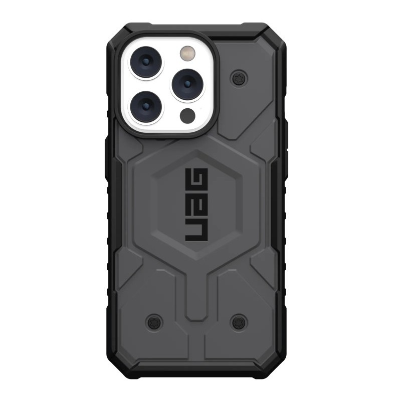 灰-UAG 兼容磁吸耐衝擊保護殼 iPhone 14 Pro (6