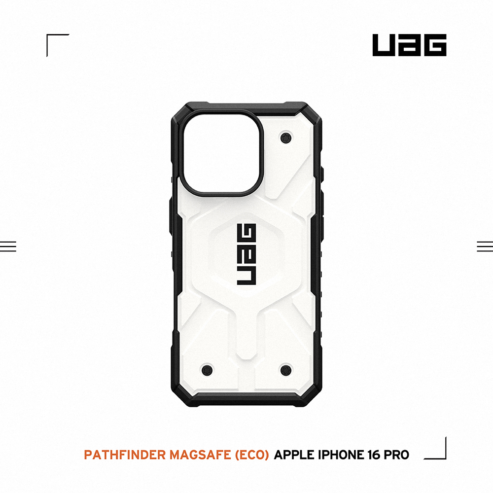 白-UAG 磁吸經典款-iPhone 16 Pro (6.3")