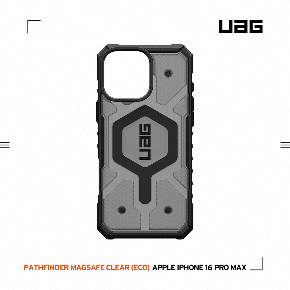 透黑(黑圈)-UAG 磁吸經典款-iPhone 16 ProMax (6.9"