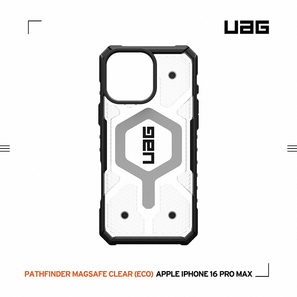 透明(灰圈)-UAG 磁吸經典款-iPhone 16 ProMax (6.9"