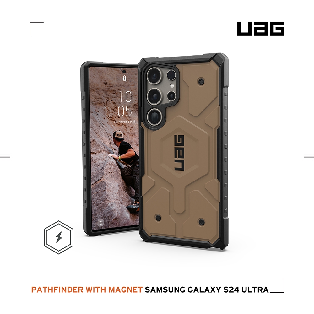 沙-UAG-磁吸式耐衝擊-Galaxy S24Ultra