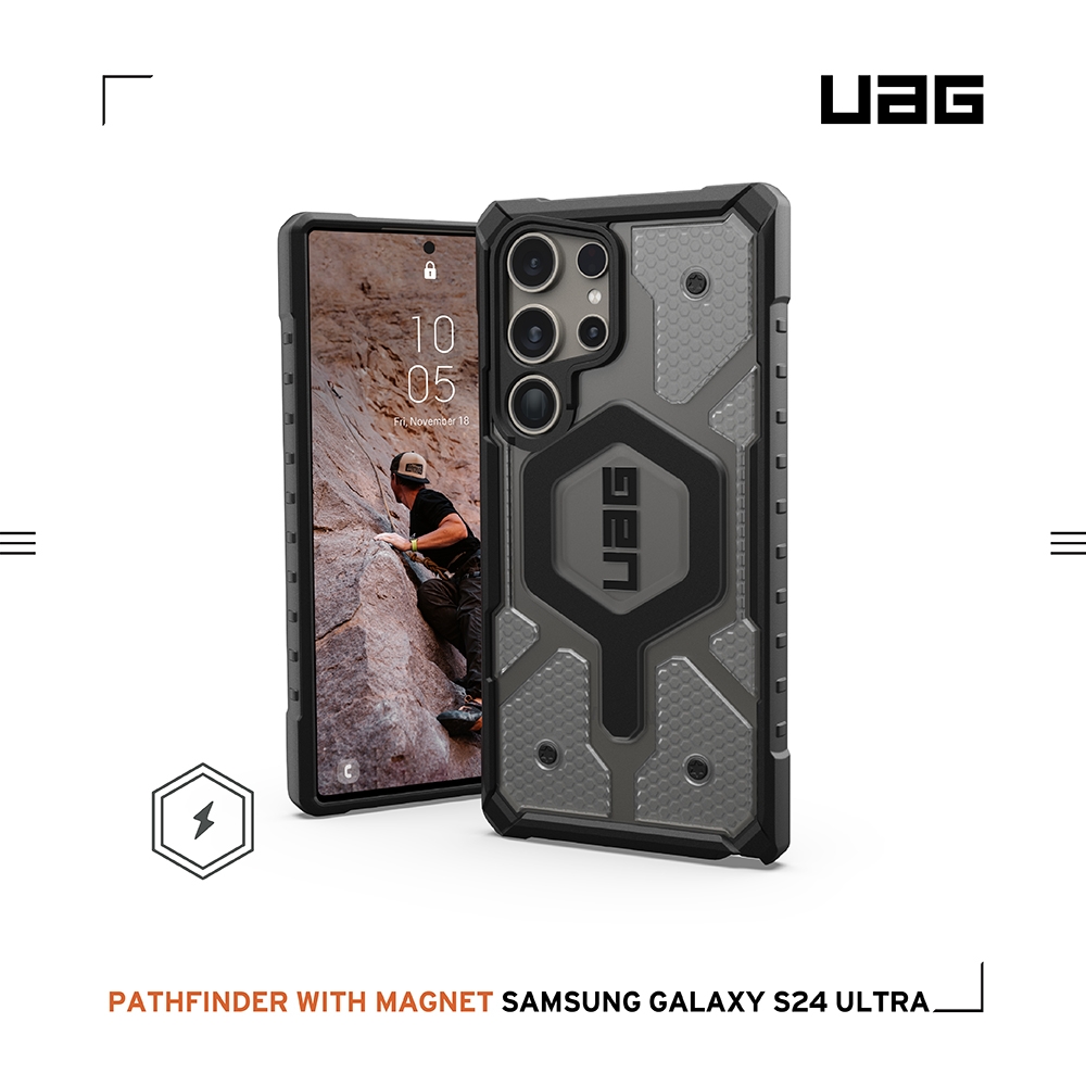 透明-UAG-磁吸式耐衝擊-Galaxy S24Ultra