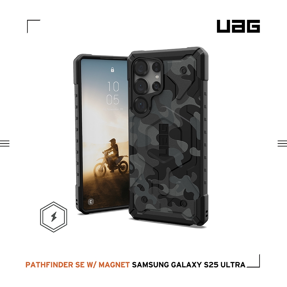迷彩黑-UAG 磁吸經典款-Sam S25Ultra
