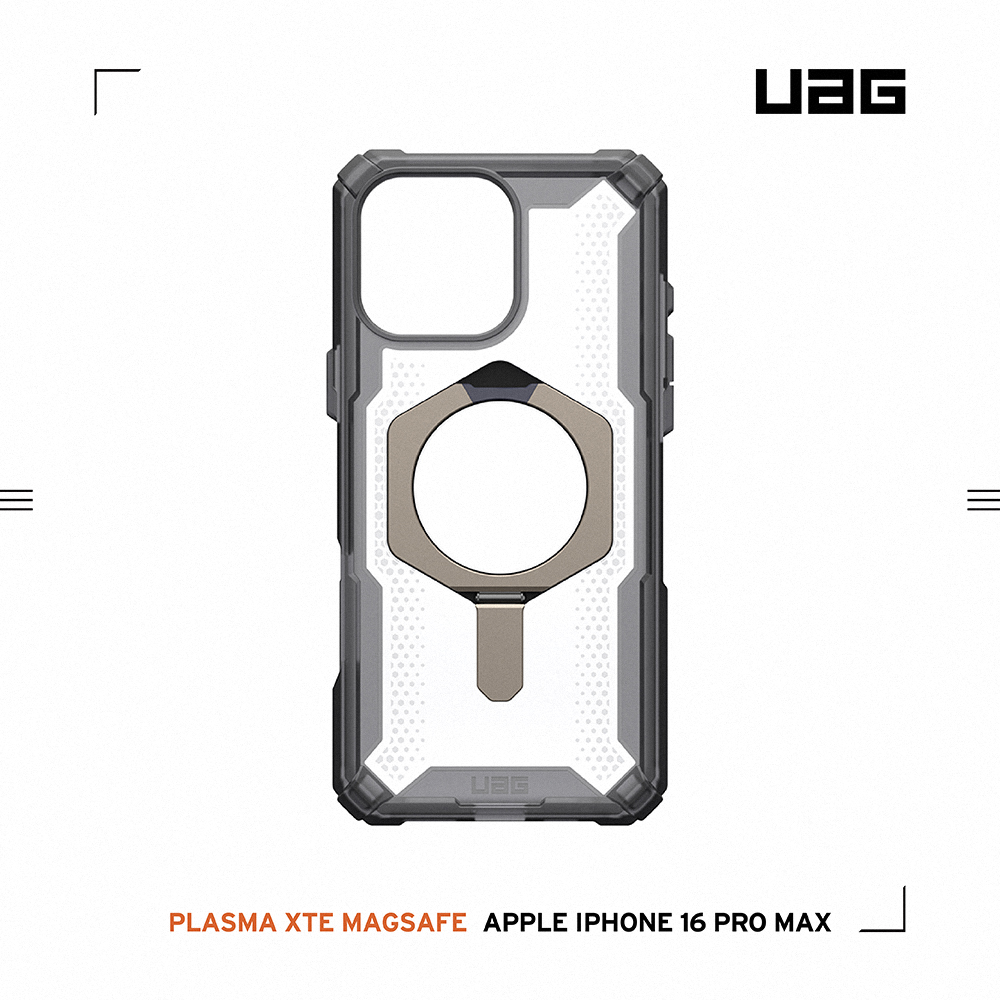 透灰(鈦灰圈)-UAG 磁吸支架款-iPhone 16 ProMax (6.9"