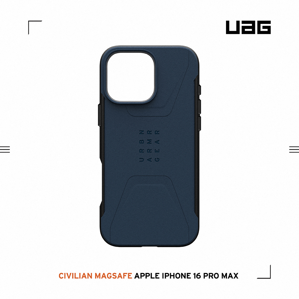 藍-UAG 磁吸簡約款-iPhone 16 ProMax (6.9")